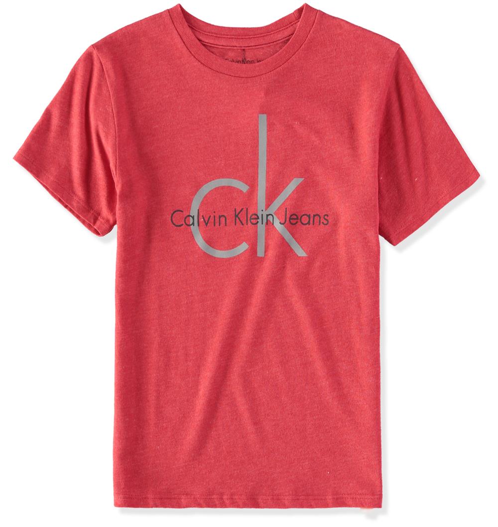 Calvin Klein Kids Boys 4-20 Classic Logo Print Tee Shirt