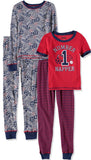 Only Boys 12-24 Months 4 Piece Cotton Pajama Set