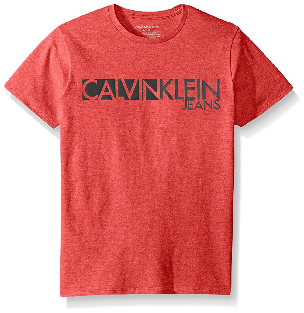Calvin Klein Boys Block Logo T Shirt