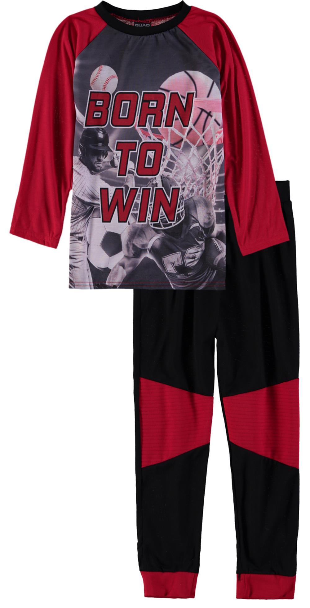 Quad Seven Boys 8-20 Sport Pajama Set – S&D Kids