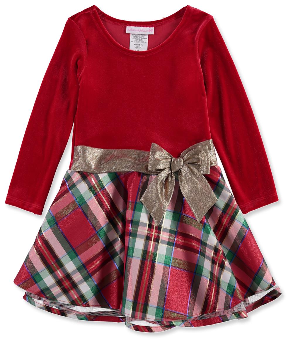 Bonnie Jean Girls 2T-4T Plaid Hipster Dress – S&D Kids