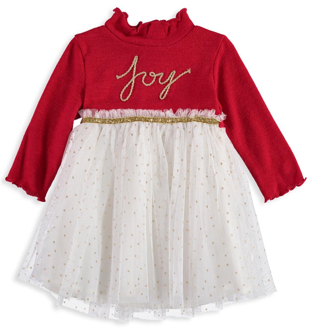 Sweet Heart Rose Girls 12-24 Months Knitted Joy Tulle Dress