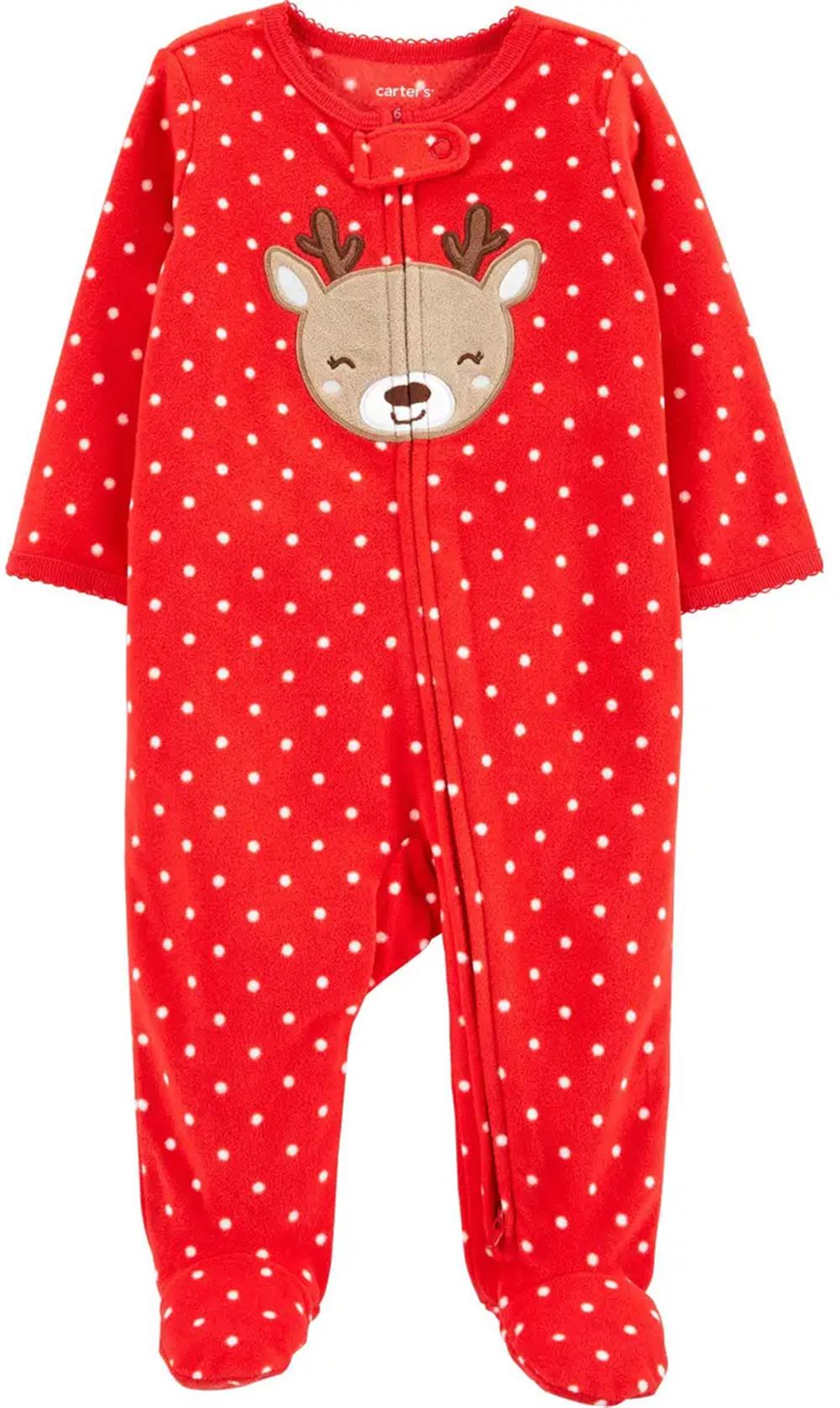 Fleece Pajamas Carters Girl Christmas Pajamas Carters Girls 0-9