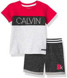 Calvin Klein Boys 0-9 Months T-Short Short Set