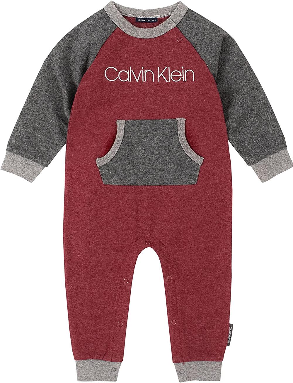 Calvin Klein Boys 12-24 Months Raglan Coverall