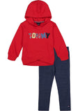 Tommy Hilfiger Girls 12-24 Months 2-Piece Hooded Jogger Set
