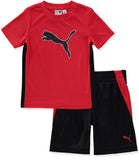 PUMA Boys 2T-4T T-Shirt Short Set