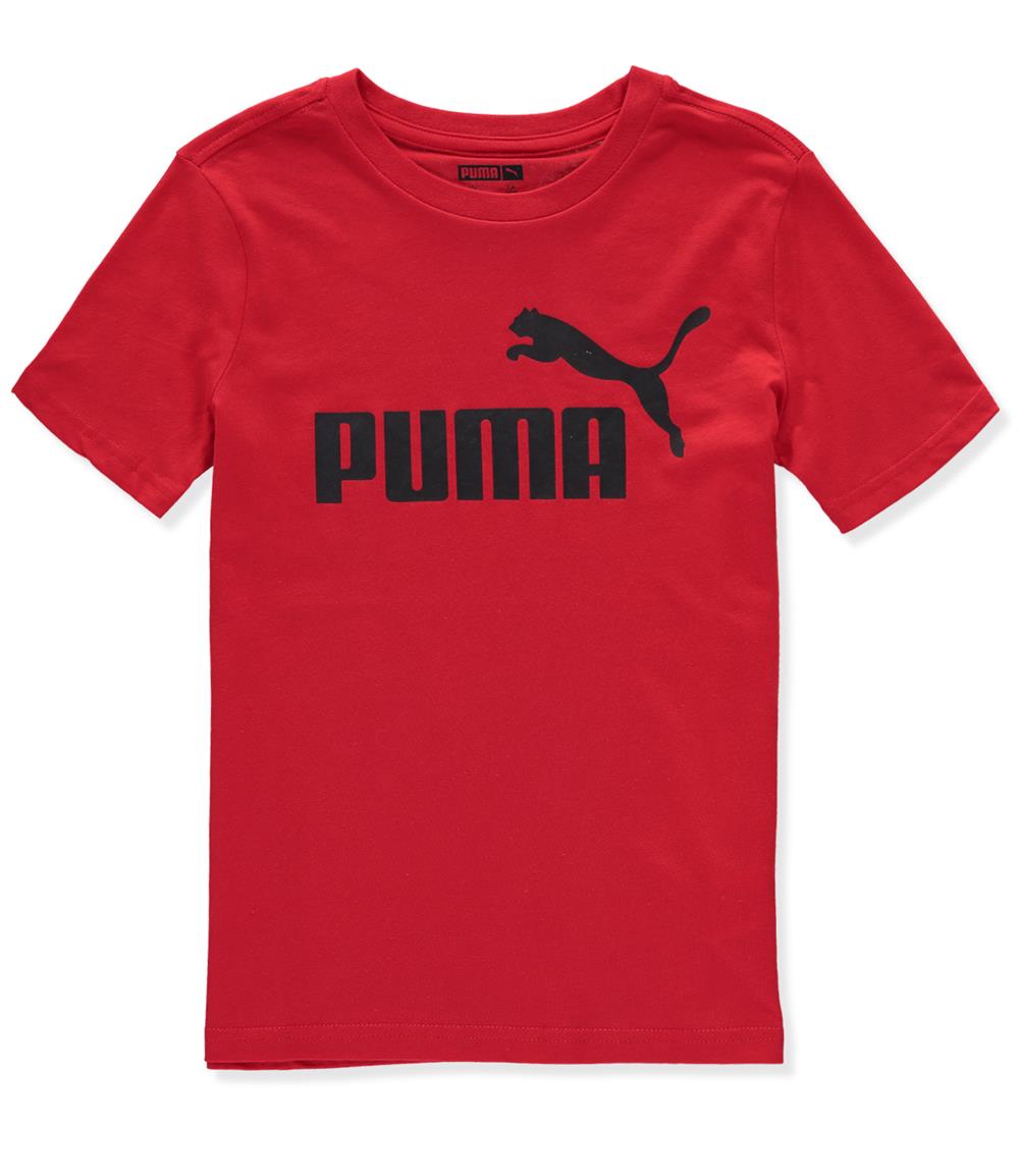 PUMA Boys 4-7 Logo Pack T-Shirt