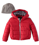 Rothschild Boys 4-7 Panel Puffer Jacket with Matching Hat