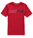 Nautica Boys 8-20 Logo Crew T-Shirt
