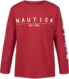 Nautica Boys 8-20 Flag Long Sleeve Crew T-Shirt