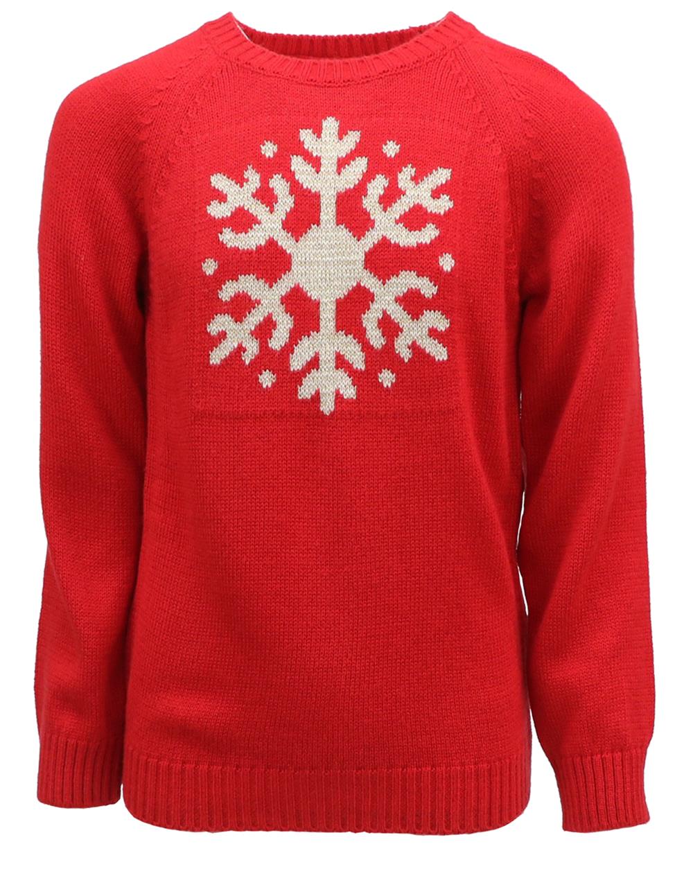 Cyndeelee Girls 2-16 Lurex Snowflake Sweater