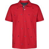 Tommy Hilfiger Boys 4-7 Flag Print Polo Shirt