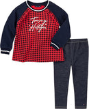 Tommy Hilfiger Girls Varsity Houndstooth Raglan Tunic Jegging Set