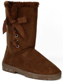 Chatz Womens 5-11 Laced Microsuede Boot