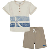 Calvin Klein Boys 0-9 Months CK Short Set