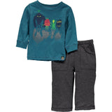 Charlie Rocket Wear Boys 12-24 Months Graphic Tee Pant Set