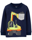 Carters Snow Jersey Long Sleeve Tee