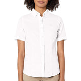 Lee Uniforms Girls 7-16 Short-Sleeve Stretch Oxford Shirt
