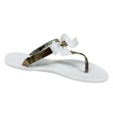 Vee Vee Womens 5-11 Gold Bow Strap Sandal