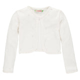 Sophie and Sam Girls 2T-4T Pearl Scallop Shrug Cardigan Sweater