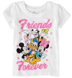 Disney Girls 2T-4T Minnie Mouse Hoodie T-Shirt Set
