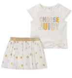 Juicy Couture Girls 2T-4T 2 Piece Scooter Set