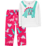 Carters Girls 2T-5T Dinosaur Pajama Set