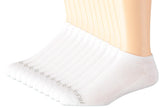 Fruit of the Loom Mens 12 Pack No Show Sock (Shoe Size 6-12)