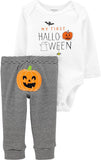 Carters Boys 0-24 Months Halloween Bodysuit Pant Set