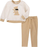 Juicy Couture Girls 0-9 Months Sherpa Lurex Legging Set