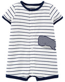 Carters Boys 0-24 Months Whale Romper