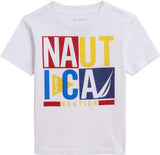 Nautica Boys 8-20 Stack Logo T-Shirt
