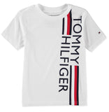 Tommy Hilfiger Boys 4-7 Vertical Stripe Logo T-Shirt