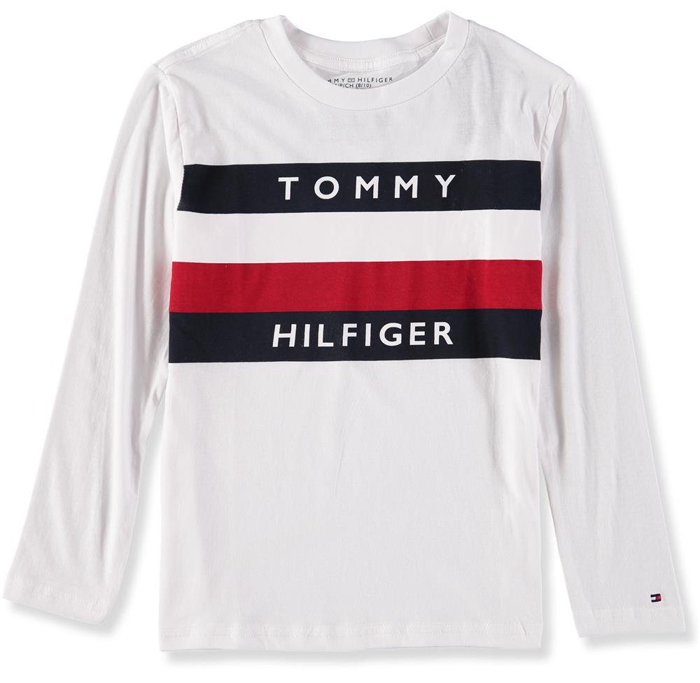 Vuggeviser Fælles valg aflange Tommy Hilfiger Boys 8-20 Long Sleeve Classic Logo T-Shirt – S&D Kids