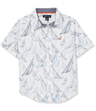 Nautica Boys 8-20 Short Sleeve Sail Woven Shirt