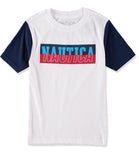 Nautica Boys 4-7 Chest Logo T-Shirt