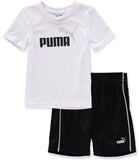 PUMA Boys 2T-4T T-Shirt Short Set