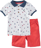 Nautica Boys 2T-4T Polo Short Set