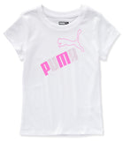 PUMA Girls 7-16 Short Sleeve Graphic T-Shirt