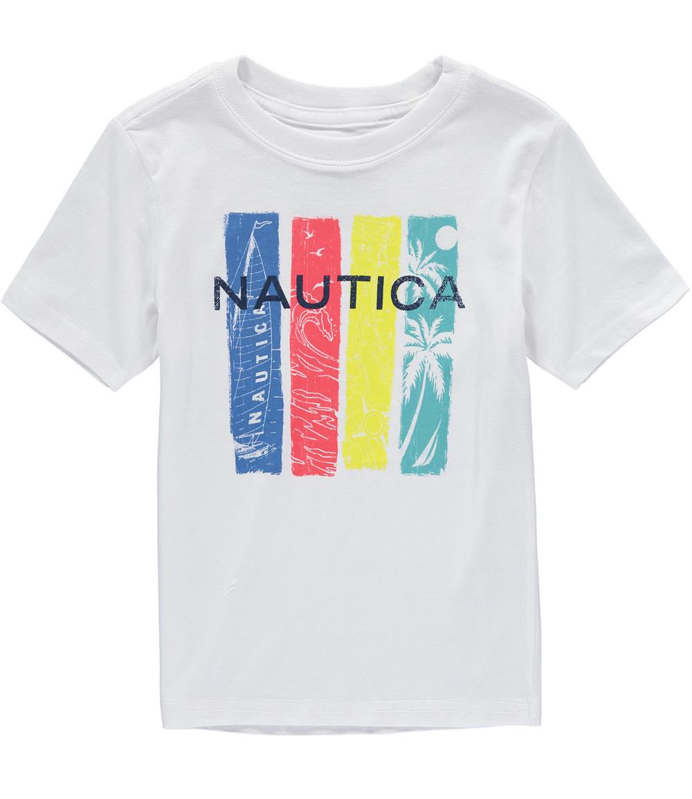 Nautica Boys 8-20 Tropical Logo T-Shirt