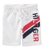Tommy Hilfiger Boys 4-7 Stripe Logo French Terry Shorts