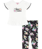 Juicy Couture Girls 2T-4T Tunic Floral Legging Set