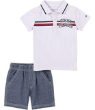 Tommy Hilfiger Boys 12-24 Months Polo Short Set
