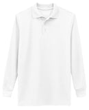 Galaxy Boys 4-7 Long Sleeve Polo School Uniform Shirt