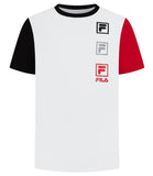 FILA Boys 8-20 Short Sleeve Box Color Block T-Shirt