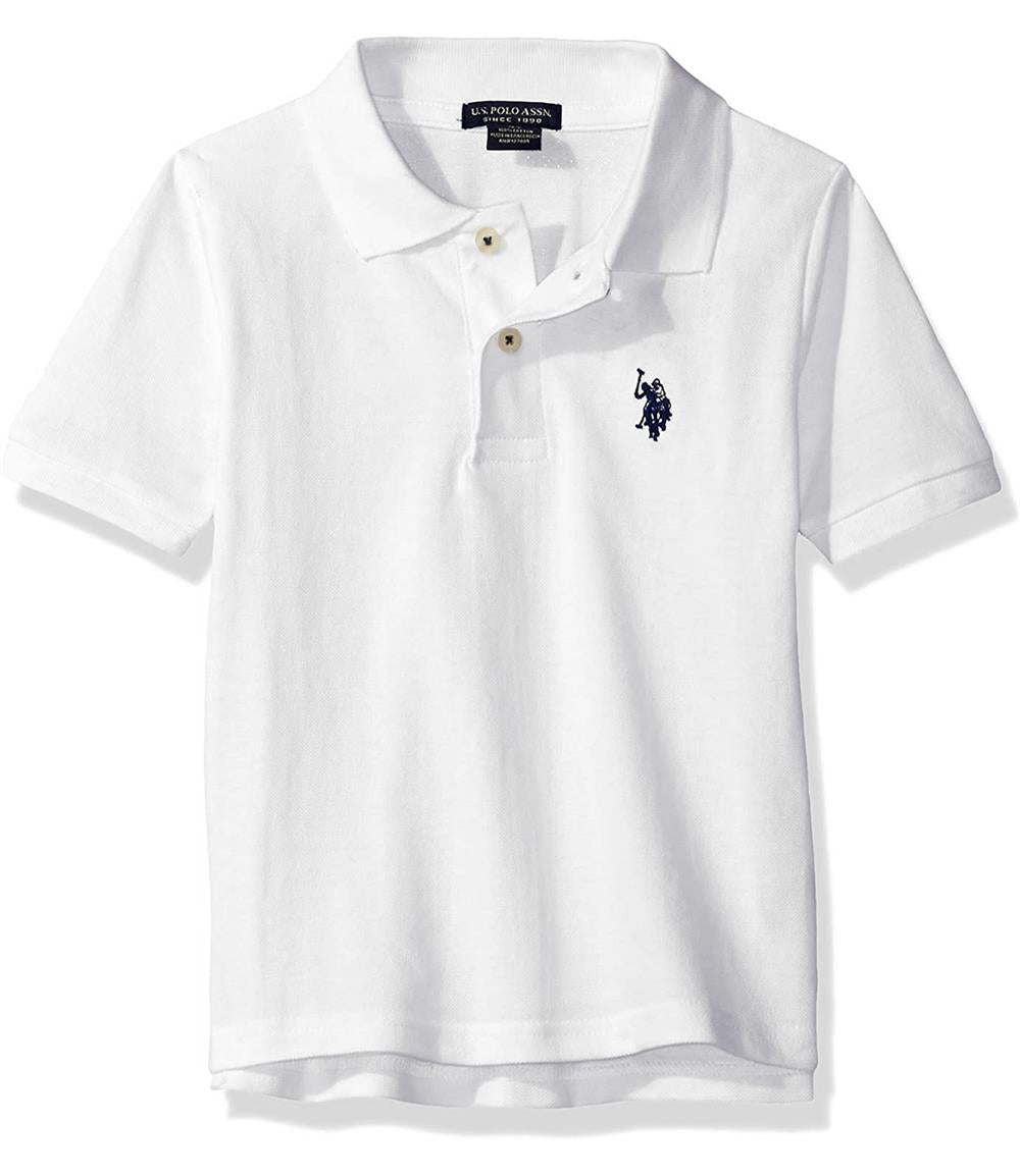 U.S. Polo Assn. Boys 4-20 Short-Sleeve Classic Polo Shirt with Small Pony Applique