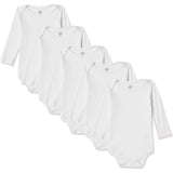 Luvable Friends unisex-baby Cotton Long-sleeve Bodysuits
