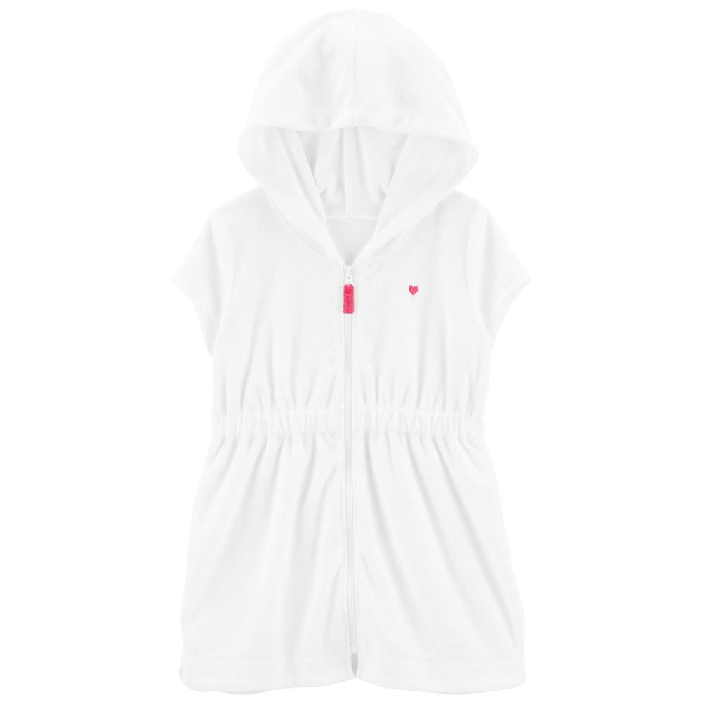 Carters Girls 2T-5T Short Sleeve Swim Cover Up