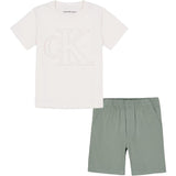 Calvin Klein Boys 8-20 CK T-Shirt Short Set